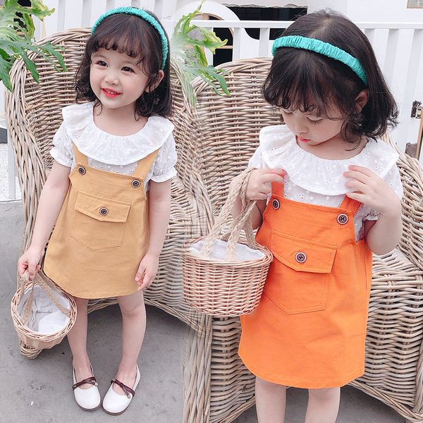 kids designer clothes girls girls bib dress two-piece baby girl doll collar summer suit dress western style baby girl children korean prince, White
kids designer clothes girls girls bib dress two-piece baby girl doll collar summer suit dress western style baby girl children korean prince, White
