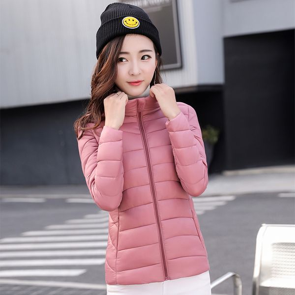 women cotton short jackets 2019 spring slim parkas woman light down cotton coats stand collar woman's short coat plus size, Black
women cotton short jackets 2019 spring slim parkas woman light down cotton coats stand collar woman's short coat plus size, Black