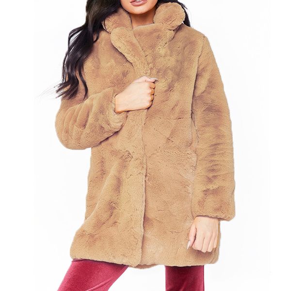warm thick outerwear coat female warm winter women's faux fur coat hooded jacket ladies solid loose overcoat 2019 fur jacket, Black
warm thick outerwear coat female warm winter women's faux fur coat hooded jacket ladies solid loose overcoat 2019 fur jacket, Black