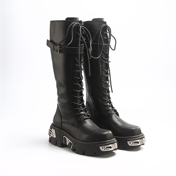 2019 fashion lace up thick heel platform knee high boots fall punk round toe knight women's boots black motorcycle women
2019 fashion lace up thick heel platform knee high boots fall punk round toe knight women's boots black motorcycle women