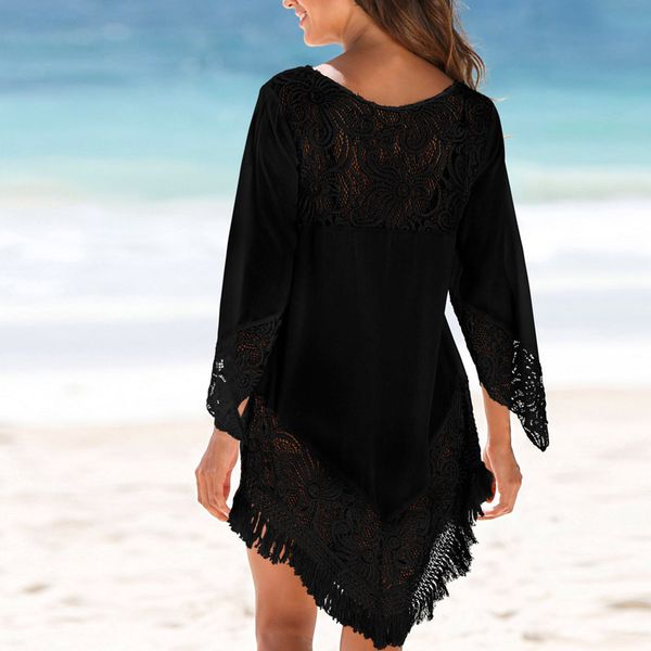 beach coverups for women pareos de playa mujer swimwear bikini cover up women swimwear cover ups summer beach dress sarong, White;black
beach coverups for women pareos de playa mujer swimwear bikini cover up women swimwear cover ups summer beach dress sarong, White;black