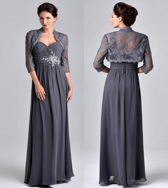 plus size grey chiffon mother's dresses beaded applique lace evening dresses with lace jacket mother's dresses, Black;red
plus size grey chiffon mother's dresses beaded applique lace evening dresses with lace jacket mother's dresses, Black;red