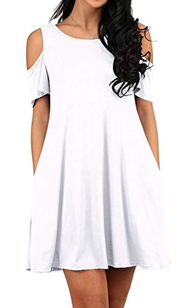 alohaym t-shirt dresses for women casual summer dresses short sleeve dress with pockets, Black;gray
alohaym t-shirt dresses for women casual summer dresses short sleeve dress with pockets, Black;gray