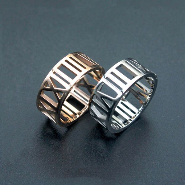 8mm hollow out roman number rings stainless steel woman men's biker ring jewelry gifts bijoux bague femme anillos mujer, Golden;silver
8mm hollow out roman number rings stainless steel woman men's biker ring jewelry gifts bijoux bague femme anillos mujer, Golden;silver