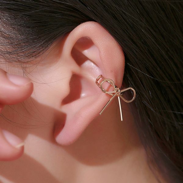 temperament girl bow ear bone clip korean version of the simple sweet cute no pierced painless earrings ear clip, Silver
temperament girl bow ear bone clip korean version of the simple sweet cute no pierced painless earrings ear clip, Silver