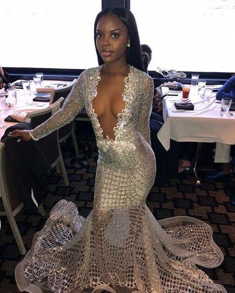 2019 white v neck prom dresses formal party trumpet evening dress long sleeve plus size formal party gowns floor length, Black;red
2019 white v neck prom dresses formal party trumpet evening dress long sleeve plus size formal party gowns floor length, Black;red