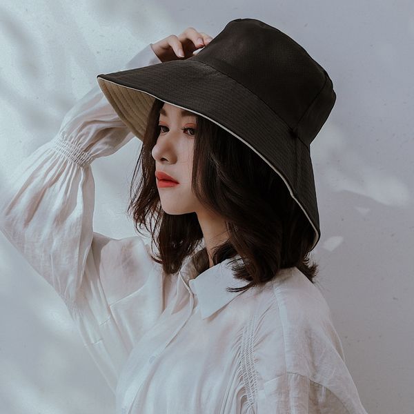 factory freight double-sided fisherman casual all-match temperament folding bucket bucket hat sun hat beach girl, Blue;gray
factory freight double-sided fisherman casual all-match temperament folding bucket bucket hat sun hat beach girl, Blue;gray