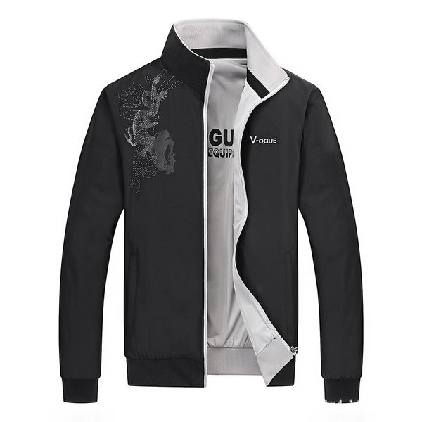 spring autumn men's sports casual solid color zipper jacket youth double-sided wear stand collar thin section coat, Black;brown
spring autumn men's sports casual solid color zipper jacket youth double-sided wear stand collar thin section coat, Black;brown