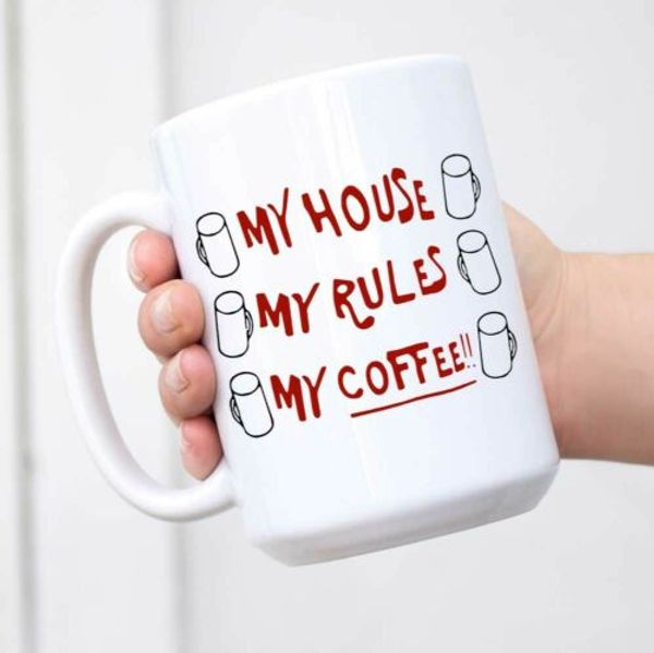my house my rules my coffee 11oz ceramic coffee mug birthday gifts, mothers day gifts, christmas gifts,dropshipping
my house my rules my coffee 11oz ceramic coffee mug birthday gifts, mothers day gifts, christmas gifts,dropshipping