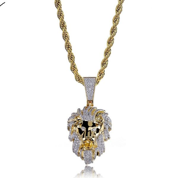 new fashion men lion head iced out pendant designer necklace hip hop rap rock jewelry rhinestone 18k gold plated chain punk necklace mens, Silver
new fashion men lion head iced out pendant designer necklace hip hop rap rock jewelry rhinestone 18k gold plated chain punk necklace mens, Silver