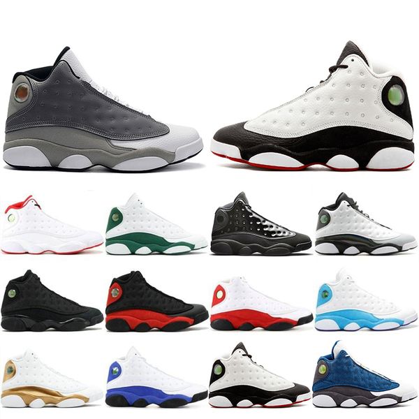New Classic 13 13s Cap And Gown Basketball Shoes Atmosphere Grey For Men Phantom Flint DMP Chicago Black Cat Mens Trainers Sneakers 8-13
New Classic 13 13s Cap And Gown Basketball Shoes Atmosphere Grey For Men Phantom Flint DMP Chicago Black Cat Mens Trainers Sneakers 8-13