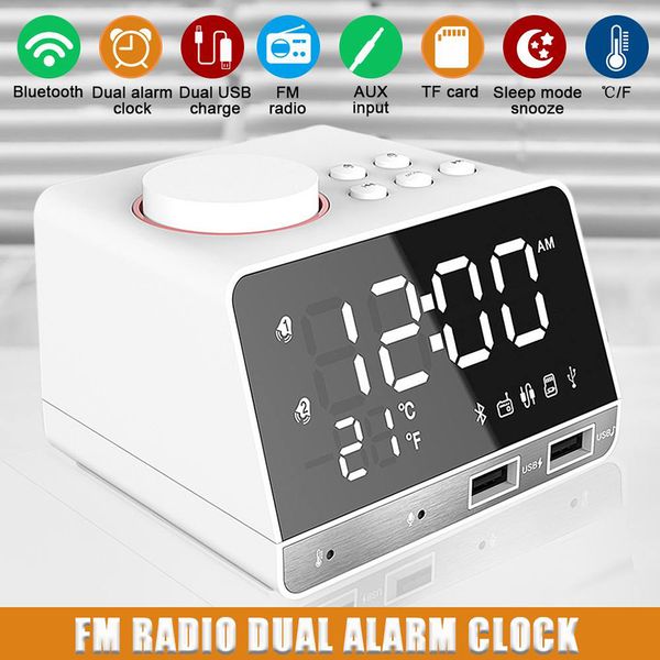 wireless bluetooth bass portable speaker led digital dual alarm mirror clock fm radio 2 usb charger ports music player snooze temperature
wireless bluetooth bass portable speaker led digital dual alarm mirror clock fm radio 2 usb charger ports music player snooze temperature