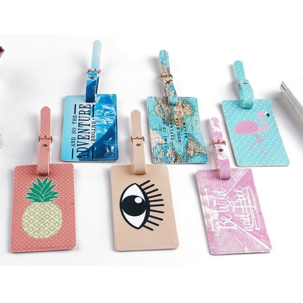 cartoon animal flamingo luggage tag travel accessories pu leather suitcase id address holder baggage boarding tag portable label, Black
cartoon animal flamingo luggage tag travel accessories pu leather suitcase id address holder baggage boarding tag portable label, Black