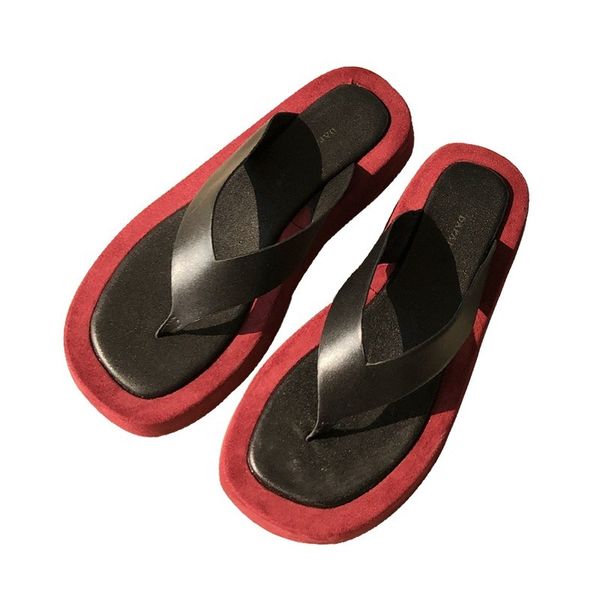 2020 new flip-flops women wear muffin thick bottom slippers women fashion beach shoes, Black
2020 new flip-flops women wear muffin thick bottom slippers women fashion beach shoes, Black