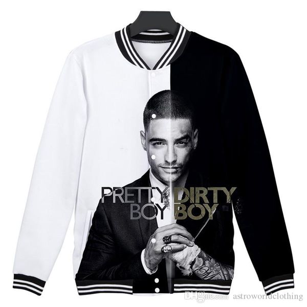maluma 3d designer mens hoodies autumn cardigan long sleeve single breasted mens baseball sweatshirts casual couples clothing, Black
maluma 3d designer mens hoodies autumn cardigan long sleeve single breasted mens baseball sweatshirts casual couples clothing, Black