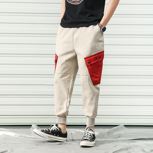 men autumn pockets hip hop streetwear harem casual pants men's 2020 fashion korean cargo loose oversize 5xl joggers, Black
men autumn pockets hip hop streetwear harem casual pants men's 2020 fashion korean cargo loose oversize 5xl joggers, Black