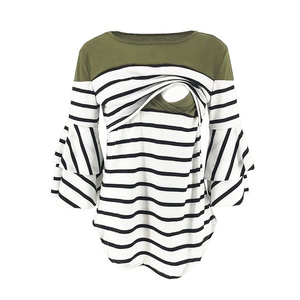 telotuny maternity clothings stripe maternity clothes for pregnant women nursing breastfeeding clothes ropa para embarazada, White
telotuny maternity clothings stripe maternity clothes for pregnant women nursing breastfeeding clothes ropa para embarazada, White