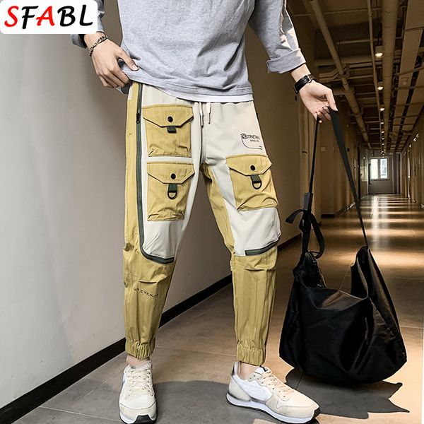 men's pants sfabl young fashion multi pockets streetwear cargo harem hip hop male casual cotton joggers trousers men, Black
men's pants sfabl young fashion multi pockets streetwear cargo harem hip hop male casual cotton joggers trousers men, Black