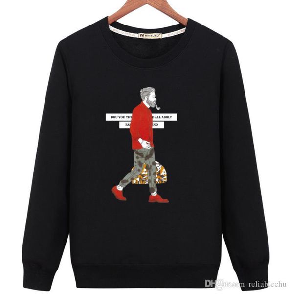 2019 trend mens hoodies loose print old man carring a bag pattern design long sleeve o neck pullover man sport hoodie ing, Black
2019 trend mens hoodies loose print old man carring a bag pattern design long sleeve o neck pullover man sport hoodie ing, Black