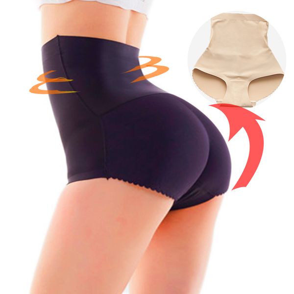 women high 3d padded body shaper pantie seamless slimming fake butt control pants shapewear underwear waist trainer butt lifter, Black;white
women high 3d padded body shaper pantie seamless slimming fake butt control pants shapewear underwear waist trainer butt lifter, Black;white