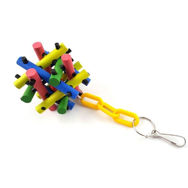 colorful wood hamster toys bird parrot knot puzzle chew bite ball toy gift for rabbit small animal supplies c42
colorful wood hamster toys bird parrot knot puzzle chew bite ball toy gift for rabbit small animal supplies c42