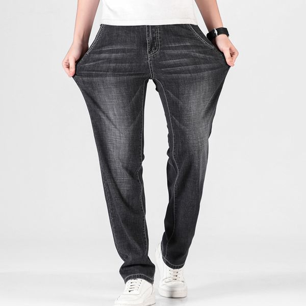 men's jeans denim trouser jean stretch gray large size men 29-46 loose casual straight cotton fashion high-quality, Blue
men's jeans denim trouser jean stretch gray large size men 29-46 loose casual straight cotton fashion high-quality, Blue