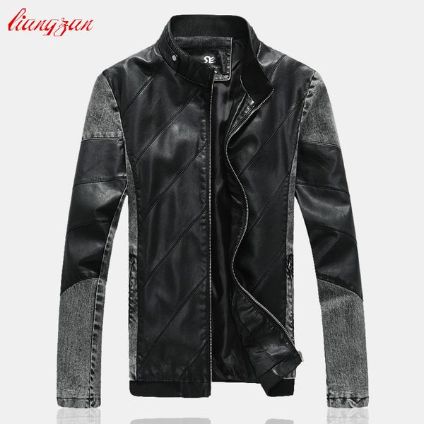 men pu leather jackets brand winter snow warm windproof jacket and coats male slim fit big size motorcycle trench coats sl-k108, Black
men pu leather jackets brand winter snow warm windproof jacket and coats male slim fit big size motorcycle trench coats sl-k108, Black