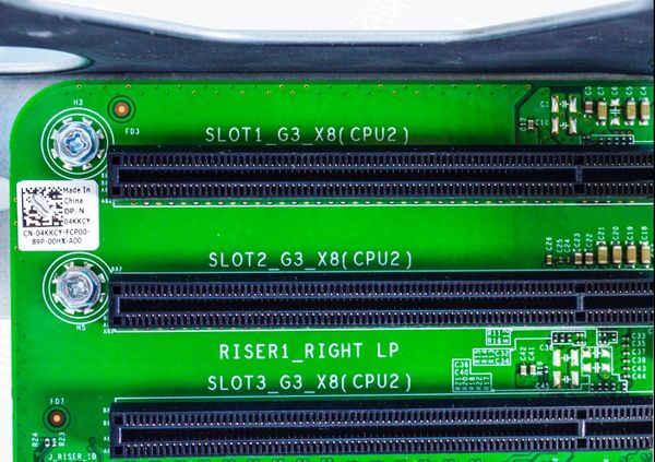 pci riser 1 карта poweredge r730 r730xd, цп-2 3 слоты pci-e х8 4kkcy