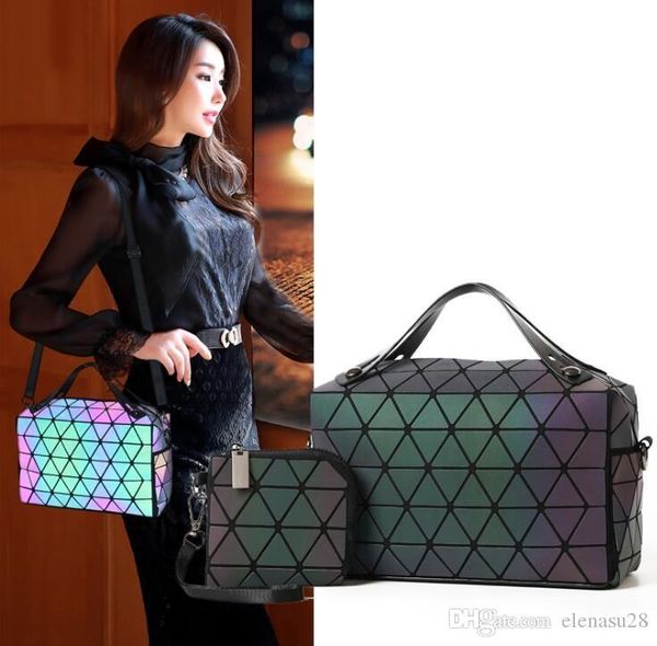 maelove women luminous bag quilted geometry shoulder bags laser plain folding handbags matte color ing
maelove women luminous bag quilted geometry shoulder bags laser plain folding handbags matte color ing