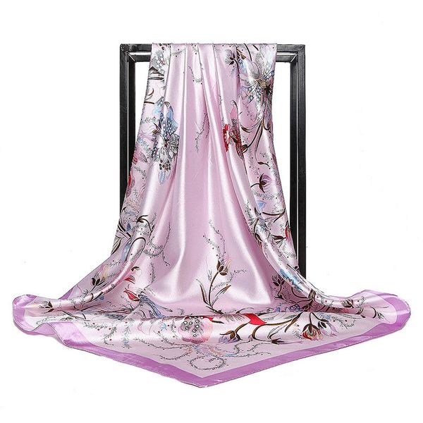 luxurious new 90 * 90cm square scarf, stylish and simple idyllic floral flower professional lady's square scarf women's high-end d, Blue;gray
luxurious new 90 * 90cm square scarf, stylish and simple idyllic floral flower professional lady's square scarf women's high-end d, Blue;gray