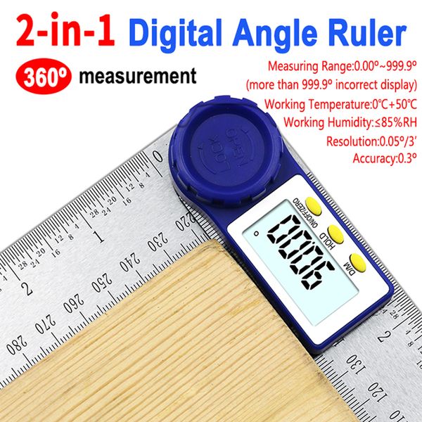 0-200mm 8'' digital meter angle inclinometer angle digital ruler electron goniometer protractor angle finder measuring tool new
0-200mm 8'' digital meter angle inclinometer angle digital ruler electron goniometer protractor angle finder measuring tool new