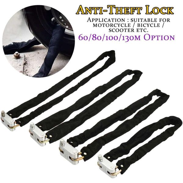 60/80/100/130cm bicycle lock safe metal anti-theft outdoor bike chain lock security reinforced bicycle cycling chain locks black
60/80/100/130cm bicycle lock safe metal anti-theft outdoor bike chain lock security reinforced bicycle cycling chain locks black