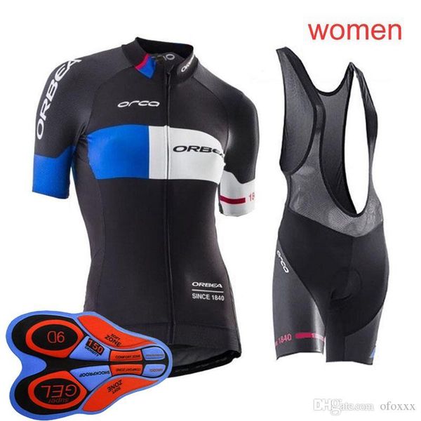 orbea team custom made cycling jersey summer women short sleeve bib shorts quick dry breathable outdoor sports jersey sets s1075, Black;blue
orbea team custom made cycling jersey summer women short sleeve bib shorts quick dry breathable outdoor sports jersey sets s1075, Black;blue