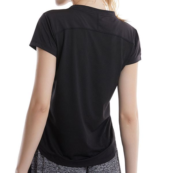 t-shirt women's yoga suit loose quick drying breathable short sleeve running gym quick drying clothes, Black;blue
t-shirt women's yoga suit loose quick drying breathable short sleeve running gym quick drying clothes, Black;blue