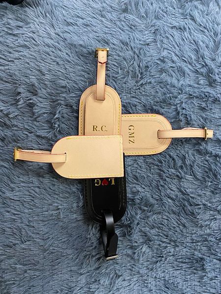 genuine leather designer brand personalized custom luggage tags stamp initial name label travel tag keepall id ho2716, Black
genuine leather designer brand personalized custom luggage tags stamp initial name label travel tag keepall id ho2716, Black