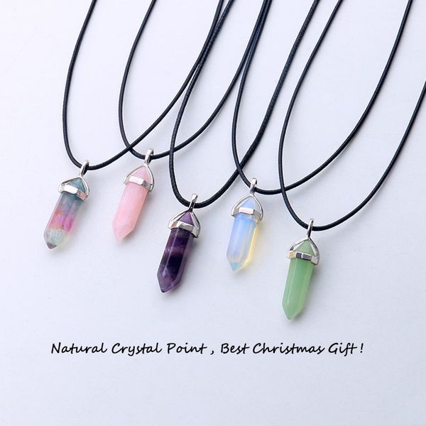 24 design natural green aventurine opal quartz crystal pendant black leather hexagon pendant chrysocolla choker necklace jewelry, Silver
24 design natural green aventurine opal quartz crystal pendant black leather hexagon pendant chrysocolla choker necklace jewelry, Silver