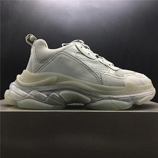 with box 2019 mens and womens casual shoes triple s clear sole white black green brand designer trainers 36-45 c30
with box 2019 mens and womens casual shoes triple s clear sole white black green brand designer trainers 36-45 c30