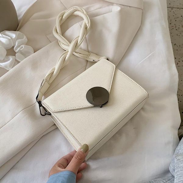 braided shoulder strap small pu leather crossbody bags for women 2020 shoulder handbags female travel lady cross body bag