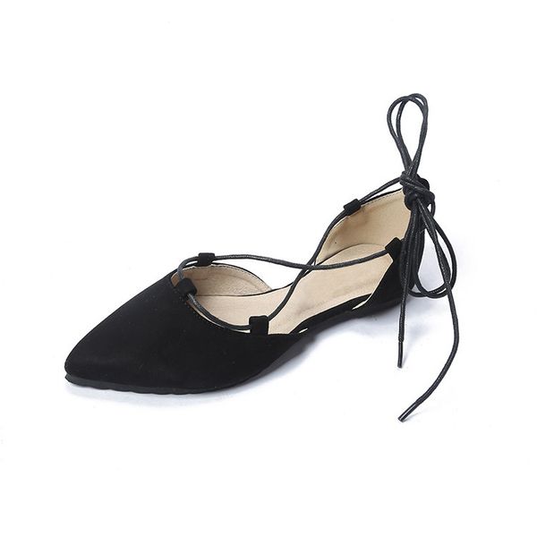 2019 summer new fashion simple pointed flat-bottom korean pu shallow mouth lightweight women's black lace-up shoes 43 size
2019 summer new fashion simple pointed flat-bottom korean pu shallow mouth lightweight women's black lace-up shoes 43 size