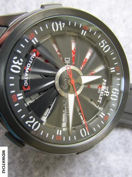 44mm automatic turbine poker dial unique cool men watch mechanical wristwatch rubber strap fashion perrelet, Slivery;brown 
44mm automatic turbine poker dial unique cool men watch mechanical wristwatch rubber strap fashion perrelet, Slivery;brown