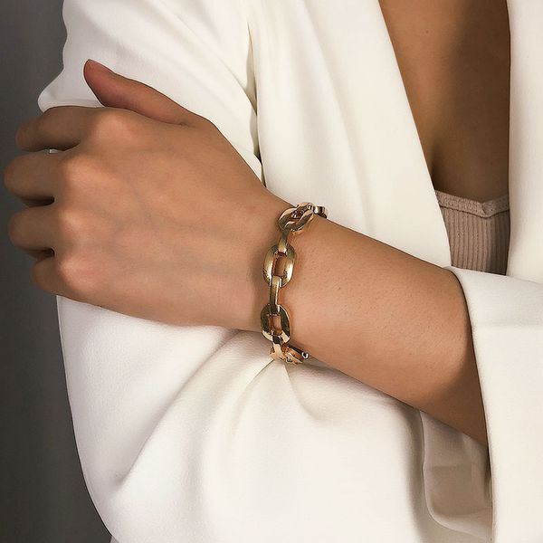 творческий преувеличенные металлические толстые цепи открытые браслеты для женщин дамы панк геометрические браслеты femme мода ювелирные изд, Black
творческий преувеличенные металлические толстые цепи открытые браслеты для женщин дамы панк геометрические браслеты femme мода ювелирные изд, Black