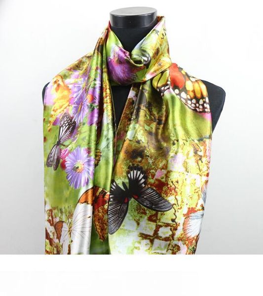 1pcs green lavender daisy butterfly satin oil painting long scarves shawl beach silk scarf 160x50cm fashion accessories, Blue;gray
1pcs green lavender daisy butterfly satin oil painting long scarves shawl beach silk scarf 160x50cm fashion accessories, Blue;gray