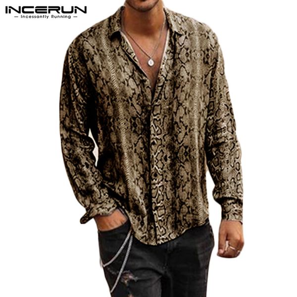incerun fashion printed shirt men long sleeve turn-down collar cool streetwear basic casual mens shirts camisa masculina 2019, White;black
incerun fashion printed shirt men long sleeve turn-down collar cool streetwear basic casual mens shirts camisa masculina 2019, White;black