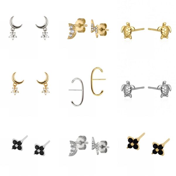 100% 925 sterling silver minimalist bling zircon crystal fine jewelry mini stud earrings for women wedding engagement party gift, Golden;silver
100% 925 sterling silver minimalist bling zircon crystal fine jewelry mini stud earrings for women wedding engagement party gift, Golden;silver