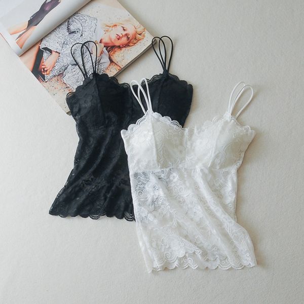 women lingerie camisoles beauty back sling bottoming lace underwear solid anti-lighting large size wrapped chest y2, Black;white
women lingerie camisoles beauty back sling bottoming lace underwear solid anti-lighting large size wrapped chest y2, Black;white