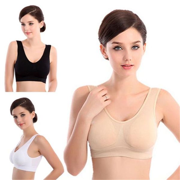 women sports bra underwear quick-drying shockproof running fitness female seamless yoga vest sujetador deportivo #3j#f, White;black
women sports bra underwear quick-drying shockproof running fitness female seamless yoga vest sujetador deportivo #3j#f, White;black
