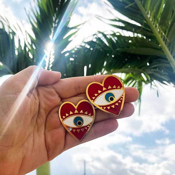 aensoa 2019 vintage earring jewelry fashion vocation enamel evil eye red heart drop earring bohemia love heart statement, Silver
aensoa 2019 vintage earring jewelry fashion vocation enamel evil eye red heart drop earring bohemia love heart statement, Silver
