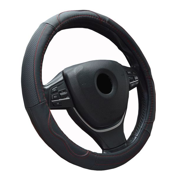 38 cm size car leather steering wheel cover genuine leather wear-resistant sweat-absorbent women men use steering protector
38 cm size car leather steering wheel cover genuine leather wear-resistant sweat-absorbent women men use steering protector