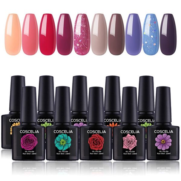 coscelia 10pcs gel nail polish kit nail art soak off gel polish set long lasting for uv led lamp manicure art tool set
coscelia 10pcs gel nail polish kit nail art soak off gel polish set long lasting for uv led lamp manicure art tool set