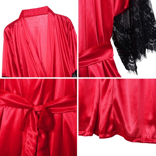 большой night wear robe женщины повседневная transparent кимоно интимная пижамы пальто мода кружева лоскутная robe 3xl, Black;red
большой night wear robe женщины повседневная transparent кимоно интимная пижамы пальто мода кружева лоскутная robe 3xl, Black;red